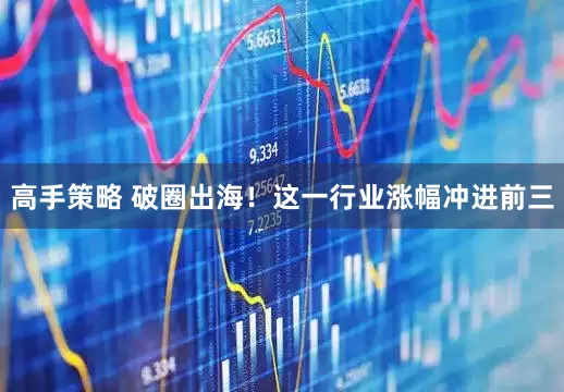 高手策略 破圈出海！这一行业涨幅冲进前三